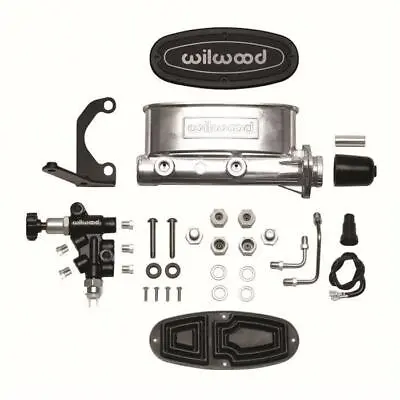 Wilwood 261-13270 Aluminum Tandem Master Cylinder Kit W/Bracket/Valve • $359.29