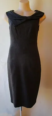 $19.55 • Buy Veronika Maine Grey Dress Size 8 Corporate