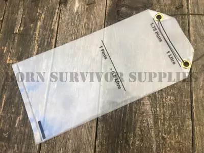 2 X SURVIVAL KIT PLASTIC WATER COLLECTION BAG - Bushcraft Army RAF SERE E&E SAS • £6.49