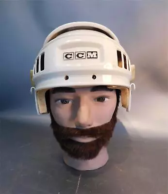 Vintage Ccm Ht-2 Hockey Helmet No Straporiginal Whitewith Foam Side • $73.58