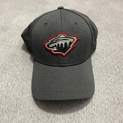 Minnesota Wild Hat Cap Mens Flex Fit Fitted Medium Large New Era NHL Hockey Logo • $9.99