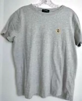 Lauren Ralph Lauren Gold RLL Crown Monogram Mens Tee-Shirt Gray Size Large • $7.25