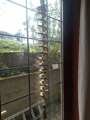 Handmade Garden Wind Spinner  Window Tree Camping Festival Sun Room Conservatory • £5