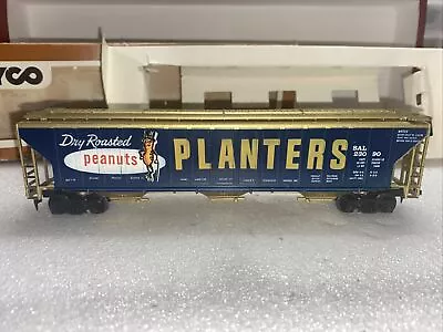 Tyco HO 54’ Planters Peanuts Covered Hopper W/All Steps Box & Brakewheel • $17.99