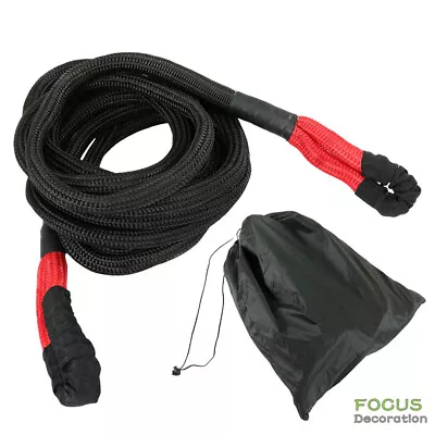 Truck Tow Kinetic Energy Recovery Rope Snatch Strap 7/8  × 30ft  28660 LBS • $64.39