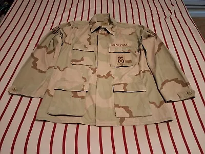 U.S. Air Force 3-Color Desert Camouflage Pattern Combat Coat Size Large-Long  • $12