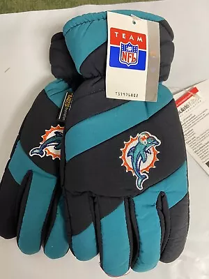 Miami Dolphins NFL   Ultra Insulation Gloves Size Small/Med    C • $29.98