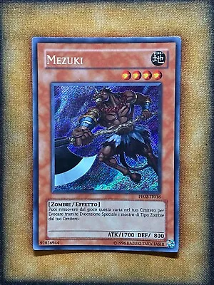 Yugioh Mezuki PP02-EN016 PP02-IT016 Secret Rare ITALIAN LP • $15.99