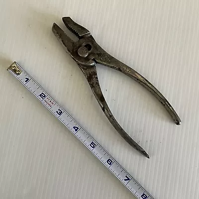 Vintage 7  Fence Slip Joint Pliers K Logo Stamp • $11.39