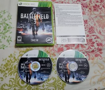 Battlefield 3 (Xbox 360 2011) W/ Both Discs Same Day Ship Read Desc • $8.99