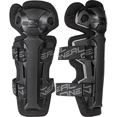 Oneal Mx Adult Pro 2 BMX MTB Dirt Bike Carbon Black Motocross Knee Guards • $29.95