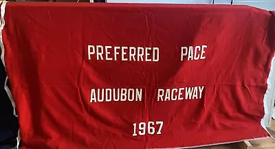 1967 Preferred Pace Audubon Raceway Horse Blanket Cover Henderson Kentucky • $149.99