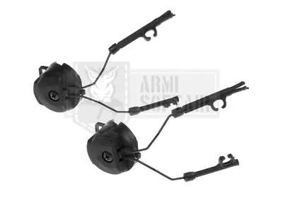 EMERSON TACTICAL HELMET FAST Headset EAR PROTECTION Adapter Set BLACK BK AIRSOFT • £25.12