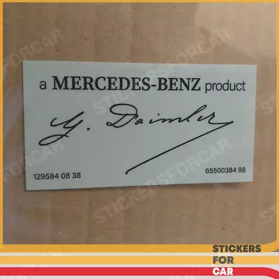 Mercedes G Daimler Signed White Windshield Glass 1155840640 6550038498 Replica • $9.99