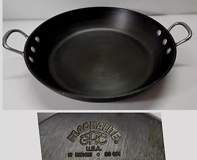 Vtg MAGNALITE 13  GHC PROFESSIONAL ANODIZED ALUMINUM SKILLET FRY/SAUTE PAN USA • $139.01