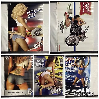 Miller Milwaukee’s Best Heartbreaker Series Posters 18” X 26” Single Hot Girls • $27