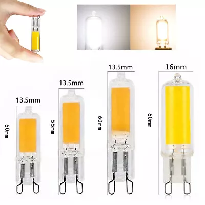 Mini G9 COB LED Light Bulbs AC 220V 7W 12W 15W Glass Replaced 70W Halogen Lamps • $3.29