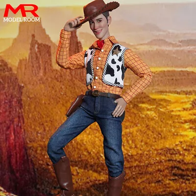 PLAY TOY P015 1:6 Happy Cowboy Movable Eyes Figure Model 12in Action Figure Doll • $189.99