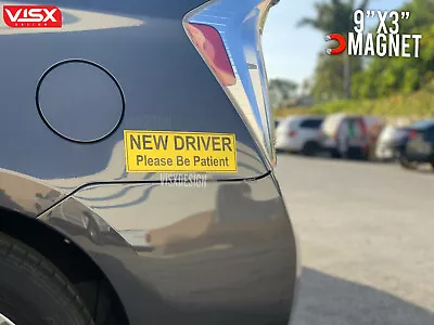 $6.99 • Buy New Driver Please Be Patient Magnet Or Bumper Sticker Car Laminated JDM Slammed 