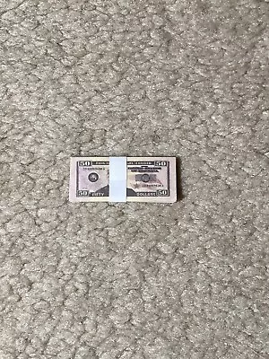 $2 • Buy ZURU Mini Brands SERIES 4 Stack Of $50 Play Money Fifty Dollars
