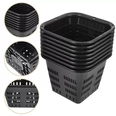  8 Pcs Hydroponic Grow Supplies Garden Pots Planting Cup Basket • $19.28