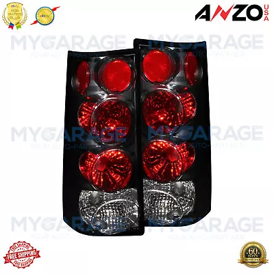 Anzo For 1996 - 2002  Chevrolet Express GMC Savana Tail Lights Black 211148 • $169.94