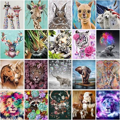 $7.30 • Buy Lion DIY Handcraft 5D Diamond Painting Full Drill Embroidery Cross Stitch Kits