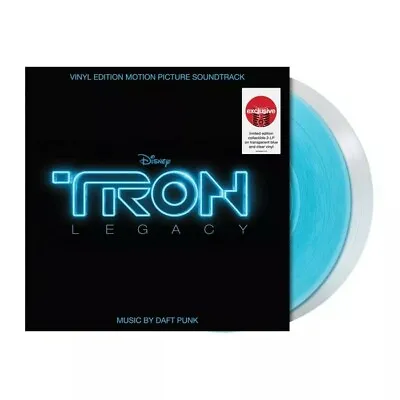 Daft Punk Tron Legacy Vinyl Soundtrack Exclusive Blue/Clear Record 2LP • $47.90