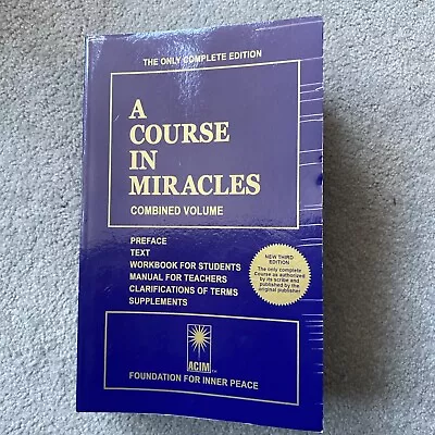 A Course In Miracles Combined Volume • £15