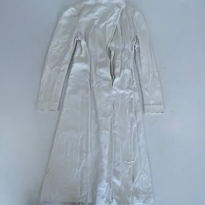 Marni Jacket 38 10 White Womens Coat Long Overcoat • £26.89