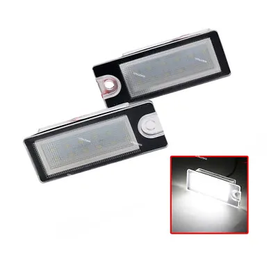 Pair Car Lamp 18 LED License Plate Number Lights For Volvo V70 CX70 S60 S80 XC90 • $10.57