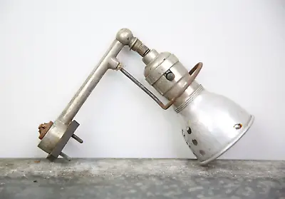 Vintage Industrial Light Task Lamp Drafting Machine Age Oc White Era Metal Old • $69.99