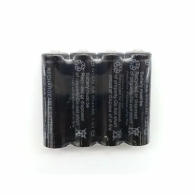 10x AA Rechargeable Battery 900mAh Ni-Cd Ni-Cad 1.2V Cell/RC NICD Black US Stock • $11.21