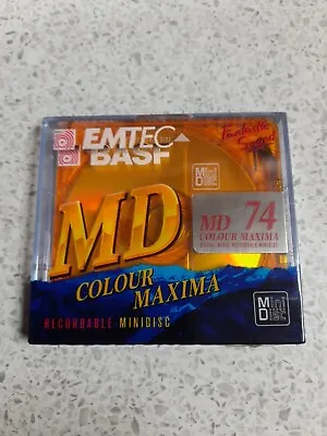 EMTEC BASF Colour Maxima Mini Disc 74 Mins  One Sealed • £6