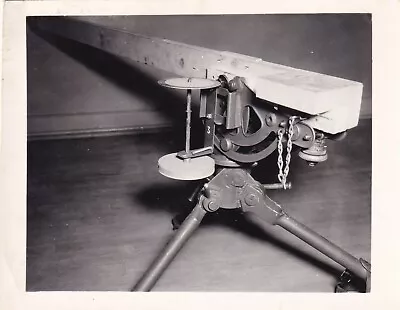 Original WWII US Army Ordnance Photo M1917 BROWNING MACHINE GUN TRIPOD 636 • $10