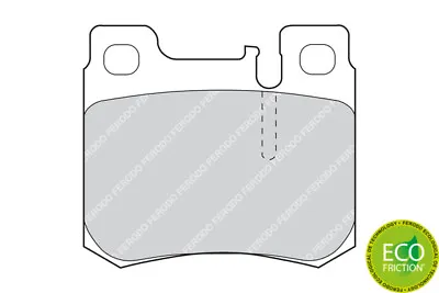 Brake Pad Set Disc Brake For MERCEDES-BENZ:W202C-CLASSE-CLASS124 Break • $40.41