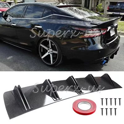 For Nissan Maxima Touring Rear Diffuser Bumper Lip Spoiler Splitter 5 Fins • $44.95