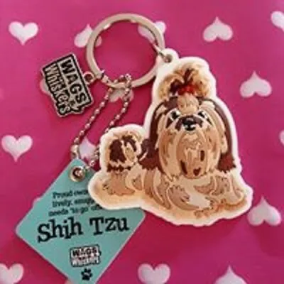 £4.95 • Buy Shih Tzu Dog Keyring Charm Nice Gift For Shih Tzu Fans Fast Dispatch Uk Seller