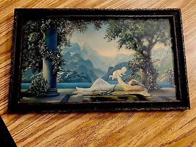 1920's R. Atkinson Fox  LOVE'S PARDISE  W/ FANTASTIC FRAME ~            15”x9.5” • $25