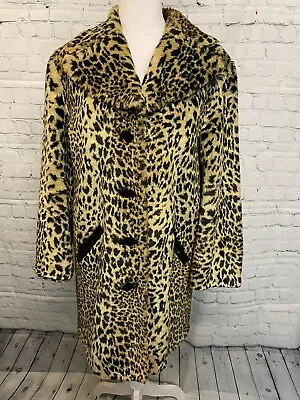 Vintage Anna Sui Cheetah Print Coat • $167.99