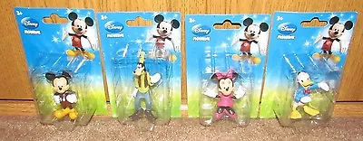 Walt Disney 4 PVC MICKEY MOUSE MINNIE GOOFY DONALD DUCK Toys Figures Gifts • $9.99