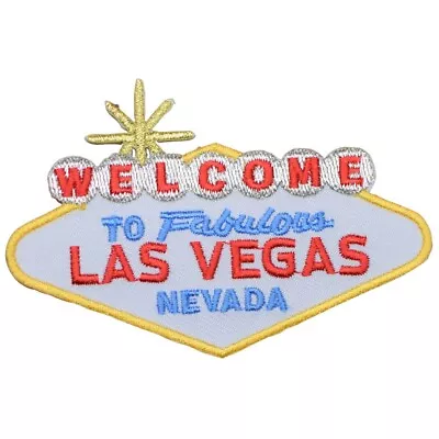 Las Vegas Patch - Nevada Sin City Sign NV Badge 3-3/8  (Iron On) • $3.74