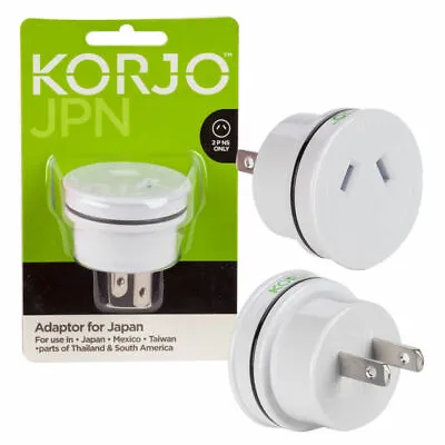 $15.99 • Buy Korjo Travel Adaptor For Japan, Mexico, Taiwan