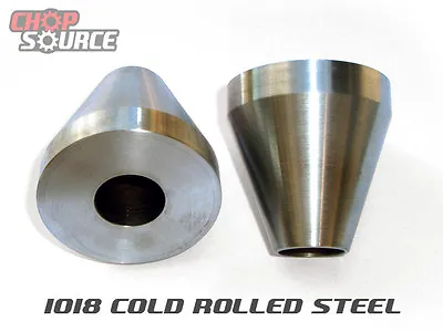 Motorcycle Frame Jig Neck Cones - 1018 Mild Steel - 2  O.D. - MINOR BLEMISH • $44.95