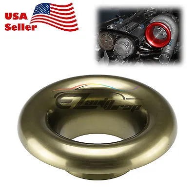 4  Bronze Short Ram Cold Air Intake Turbo Horn Aluminum Velocity Stack Adapter • $17.28