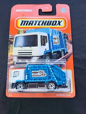 2022 Matchbox #74 GARBAGE KING Blue New  Near Mint • $2.29