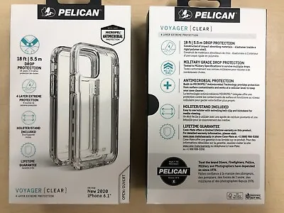 Pelican Voyager Clear 4 Layer Case W/ Holster For IPhone 12 / 12 Pro  -  Clear • $16.95