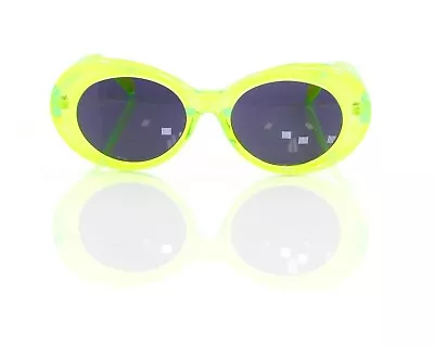  Vintage Retro Green Lens Hippy Pilot  Alternative Sunglasses Punk Rave Goth • $7.99