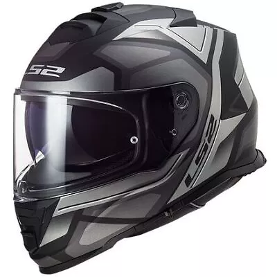 NEW LS2 Assault Petra Street Helmet Matte Black/Gray Size Large • $109