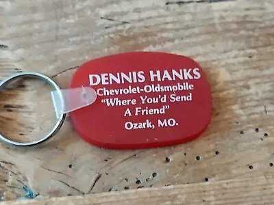  Vintage Dennis Hanks  Chevrolet Keychain Key Ring Ozark Mo  Dealership • $12.50